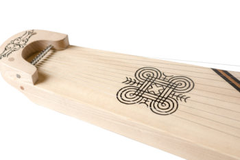 11 string KANTELE with good luck symbol