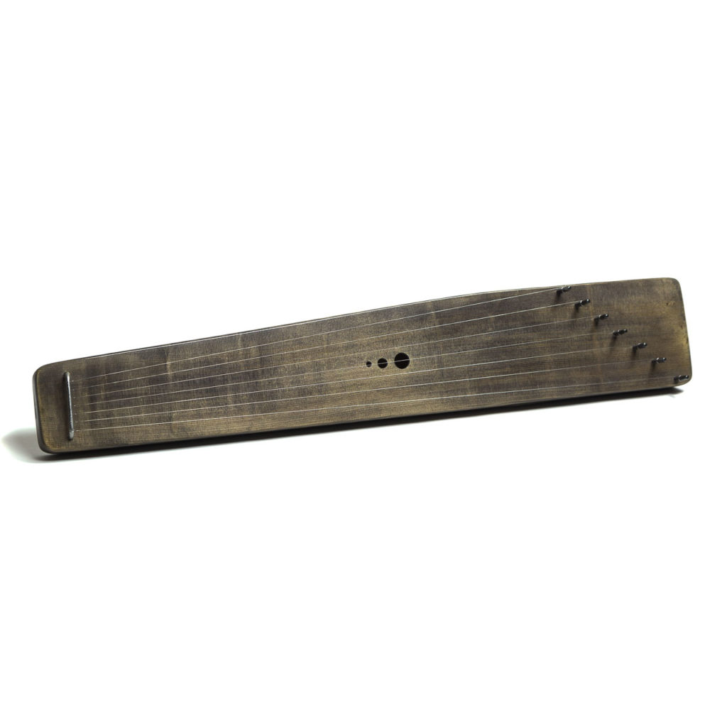 12 string Lithuanian Kankles folk musical instrument.