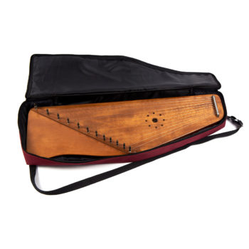 Soft case for 12 string psaltery (red)